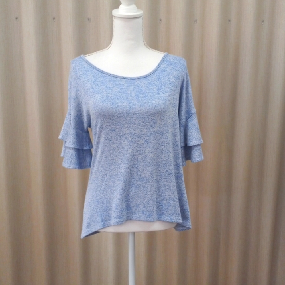 Blue Sweater Top